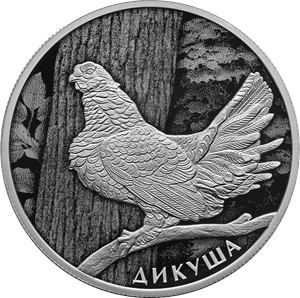 Реверс монеты Дикуша