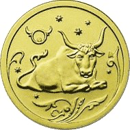 Реверс монеты Телец