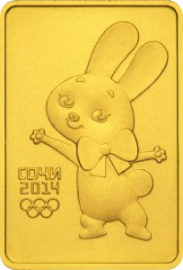 Реверс монеты Зайка